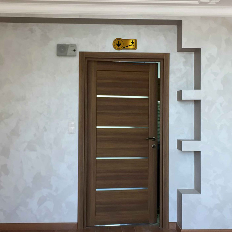 تابلو راهنما آژنگ طرح خروج مدل راه پله راست بالا کد EX-T-521