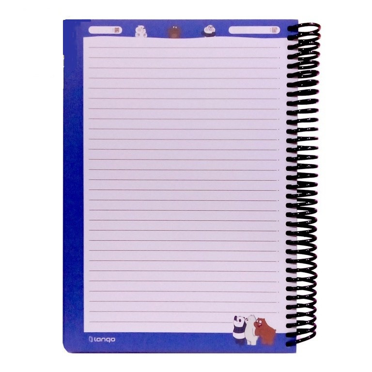 دفتر مشق 100 برگ لانگو مدل WE BARE BEARS 3 کد ch-790