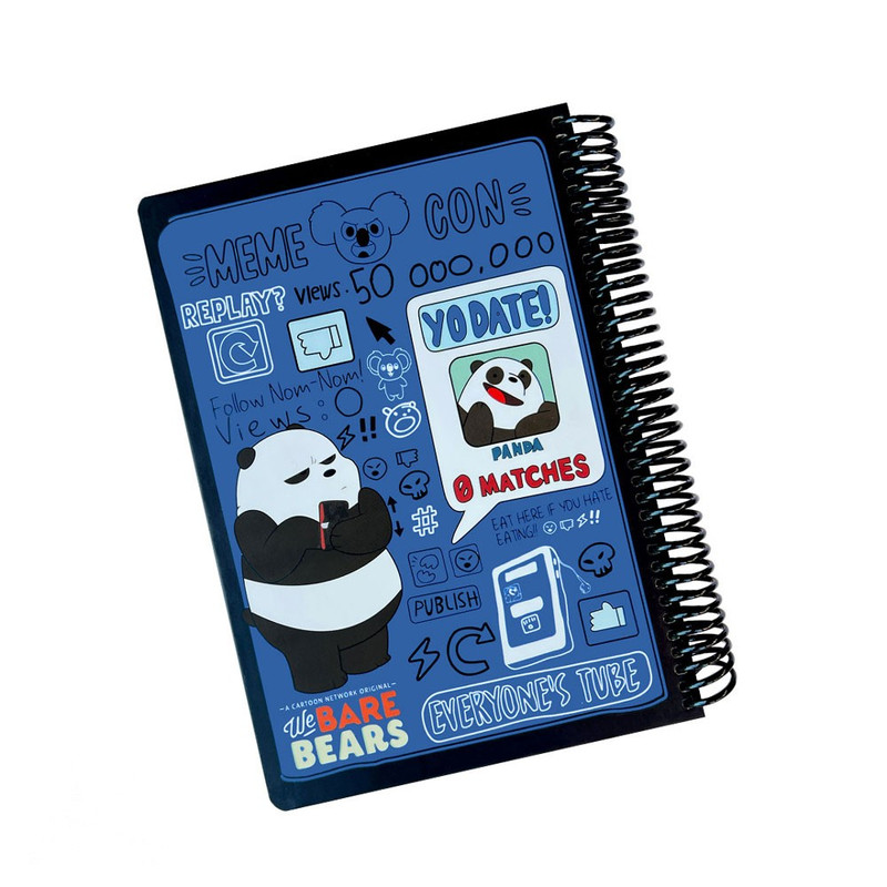 دفتر مشق 100 برگ لانگو مدل WE BARE BEARS 3 کد ch-790