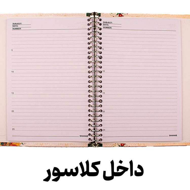 دفتر کلاسوری لیو مدل نقاشی آبرنگی کد L3066