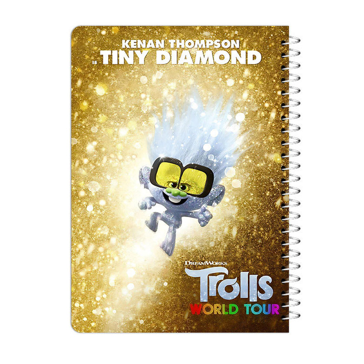 دفتر مشق 80 برگ آی چاپ مدل ترول ها طرح تینی دایموند کد 387