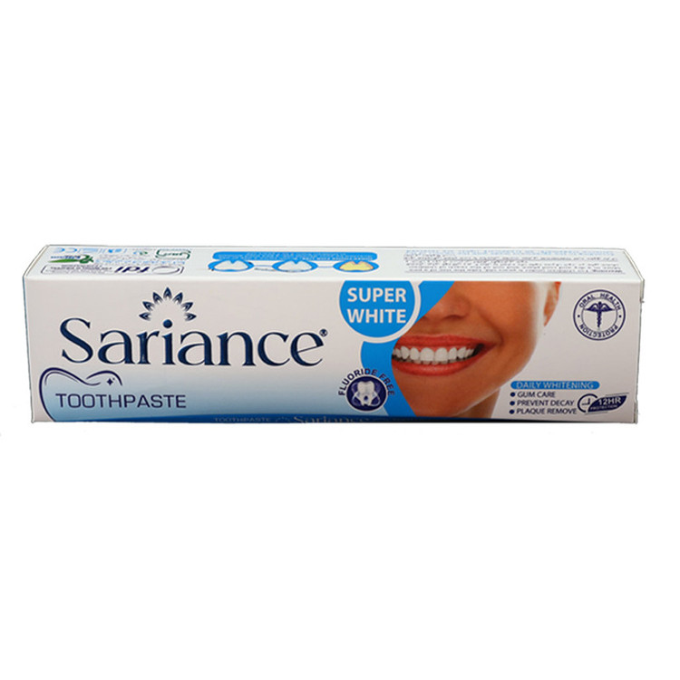 خمیر دندان سفید کننده ساری انس مدل SWB-01 با طعم نعناع حجم 100 میلی لیتر