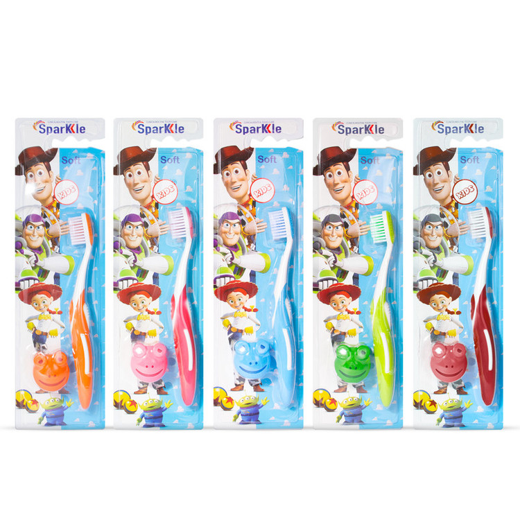 مسواک کودک اسپارکل مدل Toy S14 با برس نرم