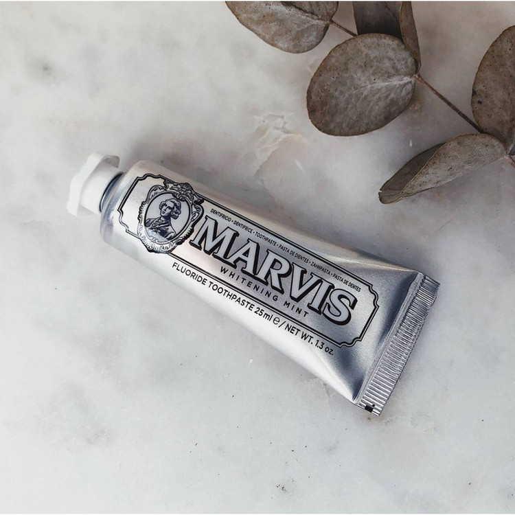 خمیر دندان مارویس مدل Whitening Mint حجم 25 میلی لیتر