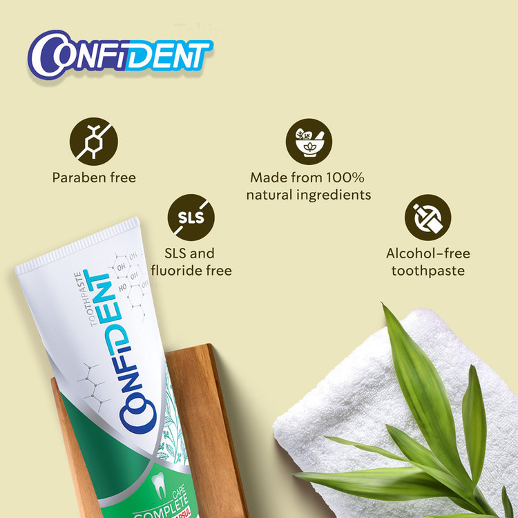 خمیر دندان کانفیدنت مدل Complete Care حجم 100 میلی لیتر مجموعه 2 عددی