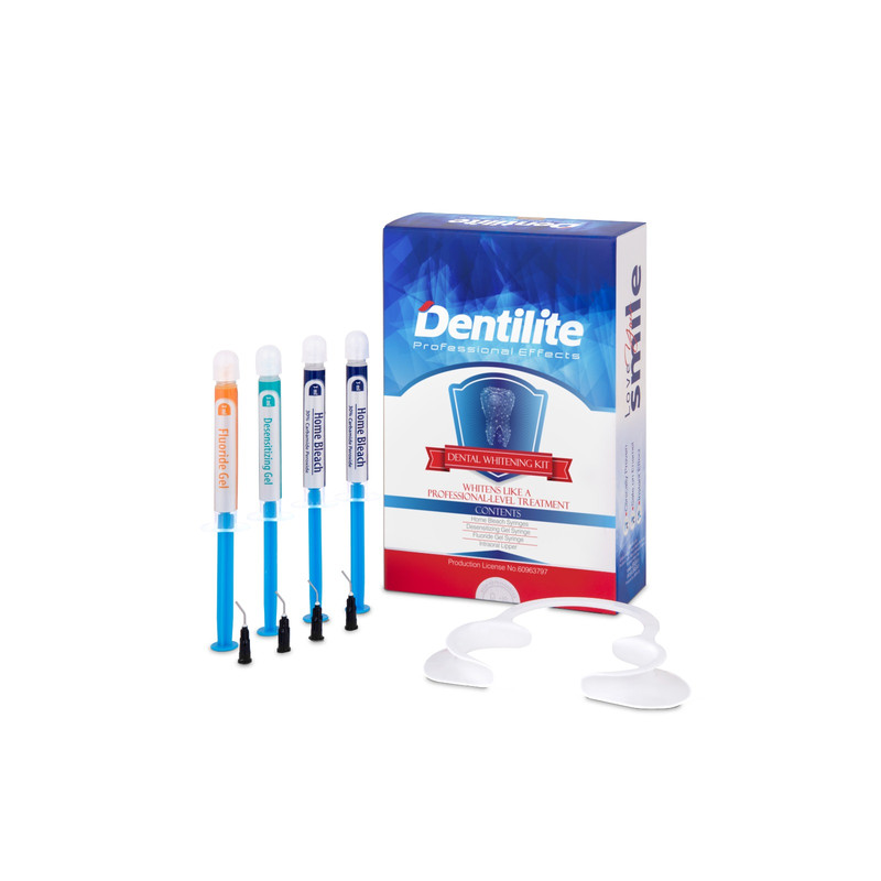 کیت بلیچینگ سفید کننده دندان خانگی دنتیلایت مدل Smile مجموعه 5 عددی