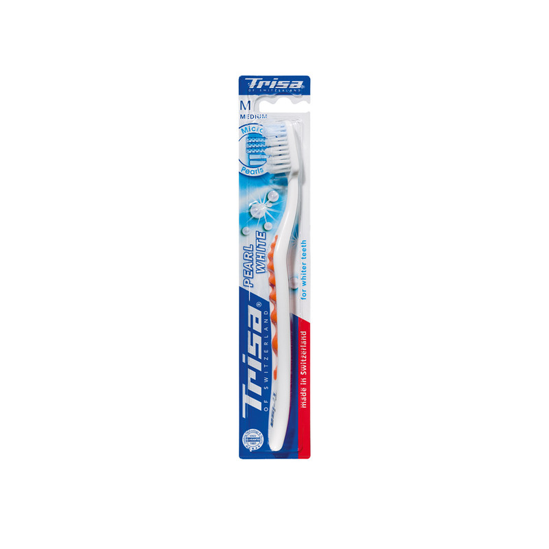 مسواک تریزا مدل Pearl White با برس متوسط