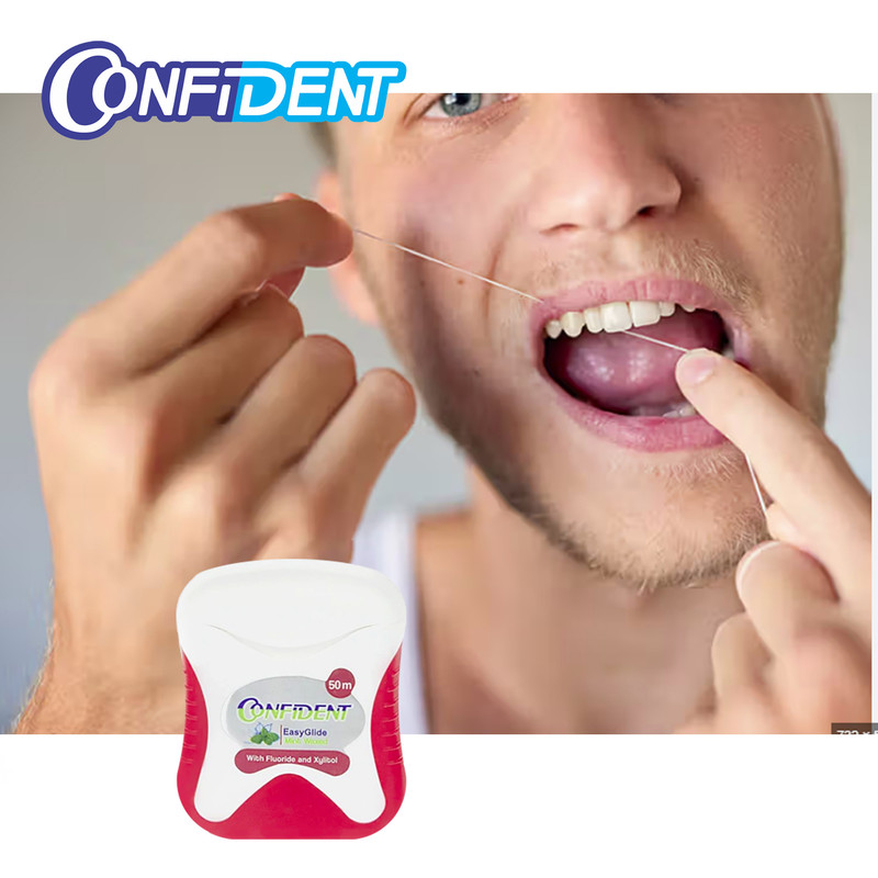 نخ دندان کانفیدنت مدل EASY GLIDE مجموعه 2 عددی
