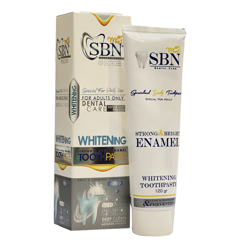 خمیر دندان اس بی ان مدل WHITENING وزن 120 گرم