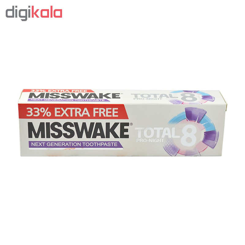 خمیر دندان میسویک مدل Total 8 حجم 100 میلی لیتر