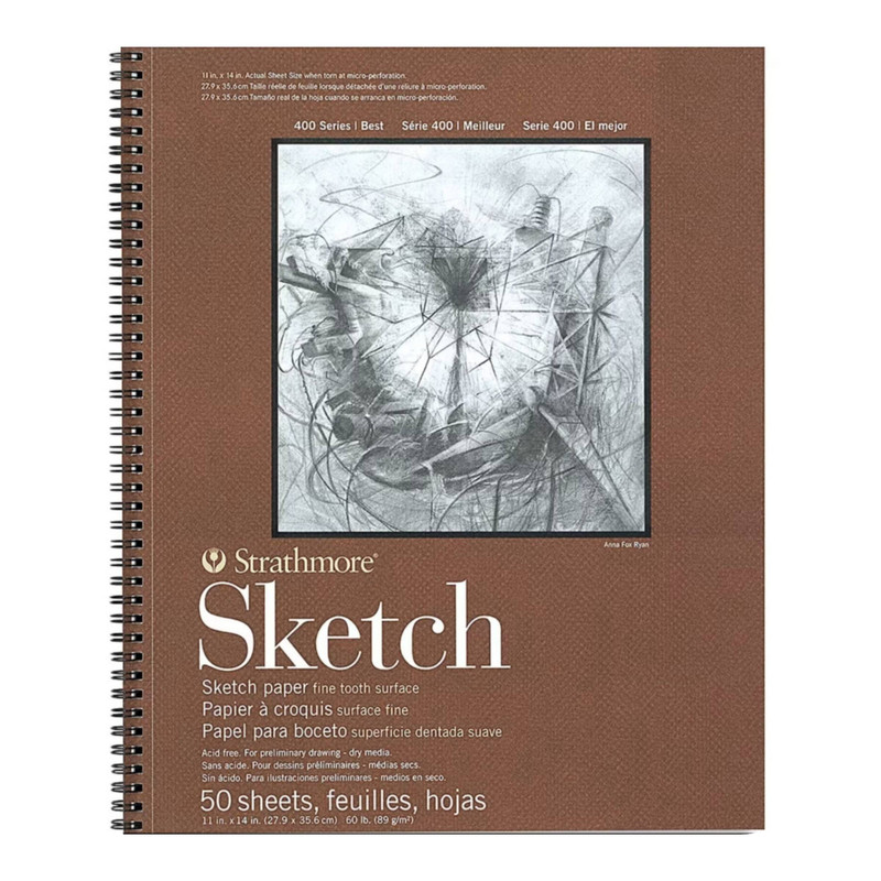 دفتر طراحی 50 برگ سیمی استراثمور مدل Sketch کد 400