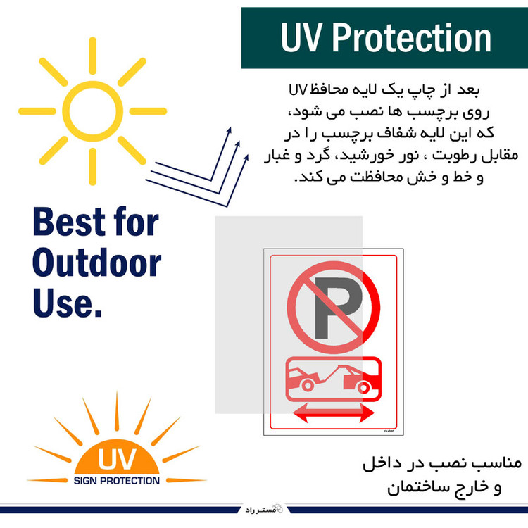 برچسب ایمنی مستر راد طرح حمل با جرثقیل مدل HSE-OSHA-1404