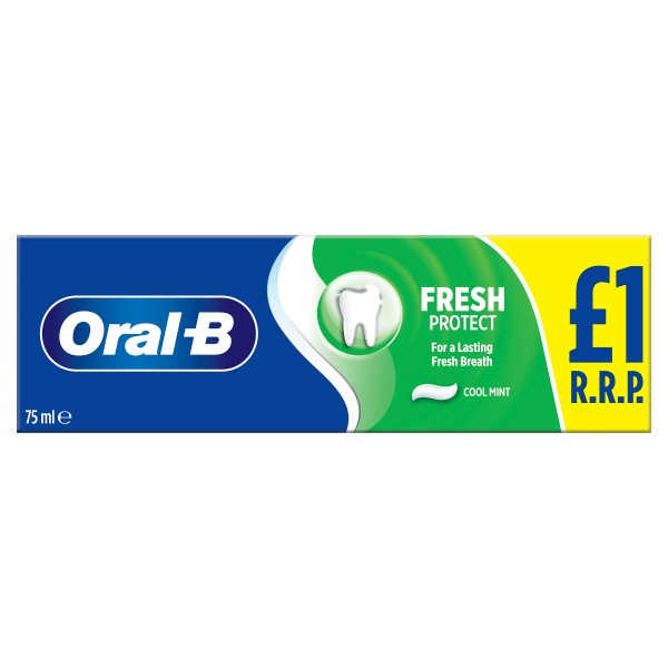 خمیر دندان اورال-بی مدل Fresh Protect حجم 75 میلی لیتر