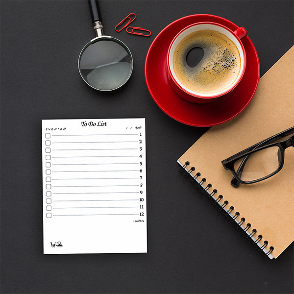 کاغذ یادداشت روزانه کایرا مدل to do list سایز 13*10 سانتی متر