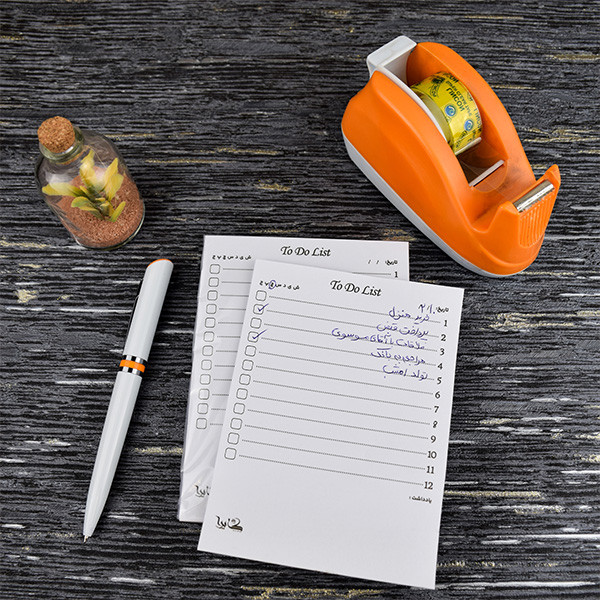 کاغذ یادداشت روزانه کایرا مدل to do list سایز 13*10 سانتی متر
