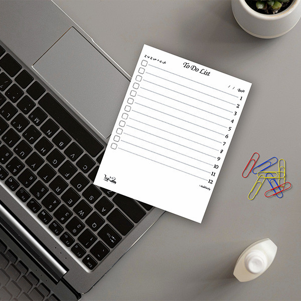 کاغذ یادداشت روزانه کایرا مدل to do list سایز 13*10 سانتی متر