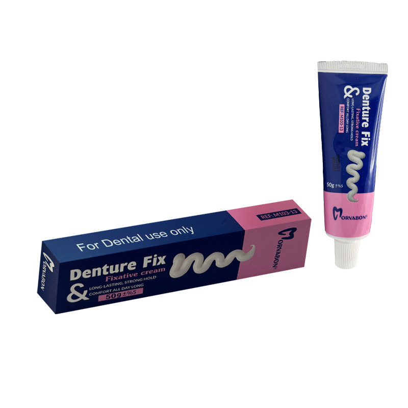 چسب دندان مصنوعی مروابن مدل FIXATIVE CREAM حجم 50 میلی لیتر