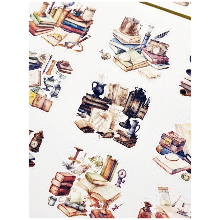 برچسب مدل Retro Book طرح بولت ژورنال و اسکرپ بوک کد 47 بسته 2 عددی