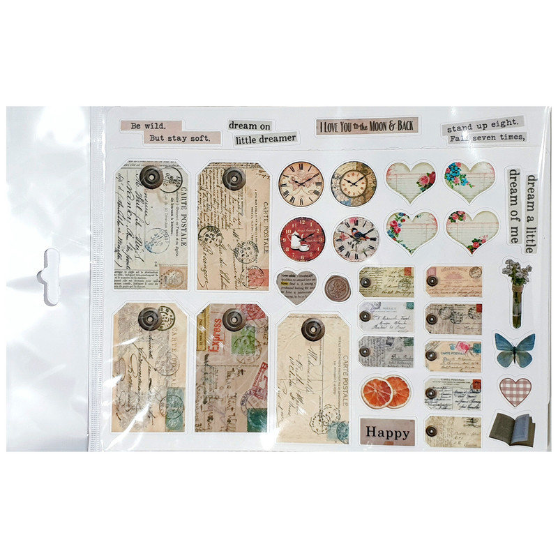 برچسب مدل Little Dreamer طرح بولت ژورنال و اسکرپ بوک کد 46 مجموعه 2 عددی