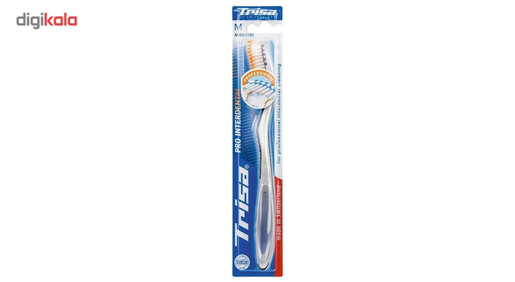 مسواک تریزا مدل Pro Interdental با برس متوسط به همراه درپوش