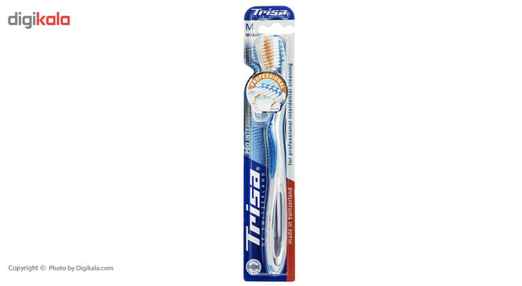 مسواک تریزا مدل Pro Interdental با برس متوسط به همراه درپوش