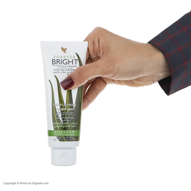 خمیردندان فوراور لیوینگ پروداکتس مدل BRIGHT وزن 130 گرم