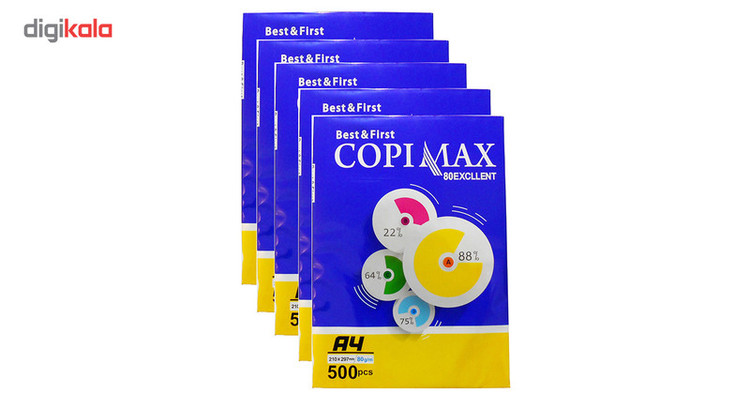 کاغذ A4 کپی مکس مدل اکسلنت 80 بسته 2500 عددی