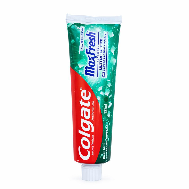 خمیر دندان محافظت از مینای دندان کلگیت مدل MaxFresh UltraFreeze وزن 100 گرم