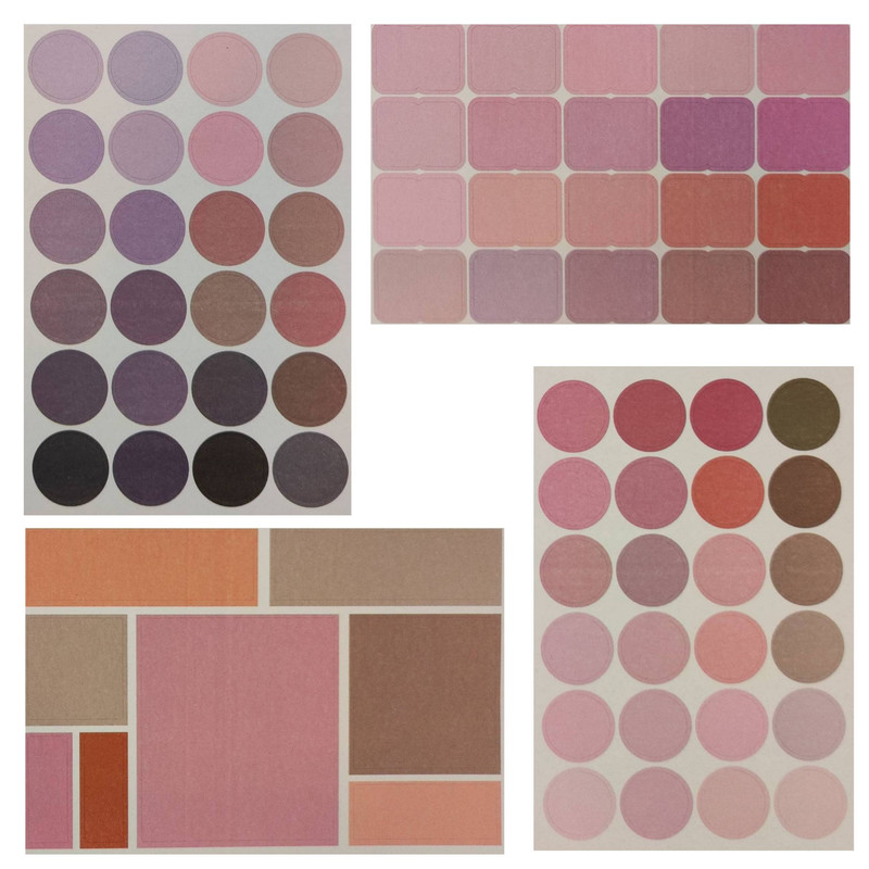 کاغذ یادداشت چسب دار مدل COLOR PALETTE مجموعه 4 عددی