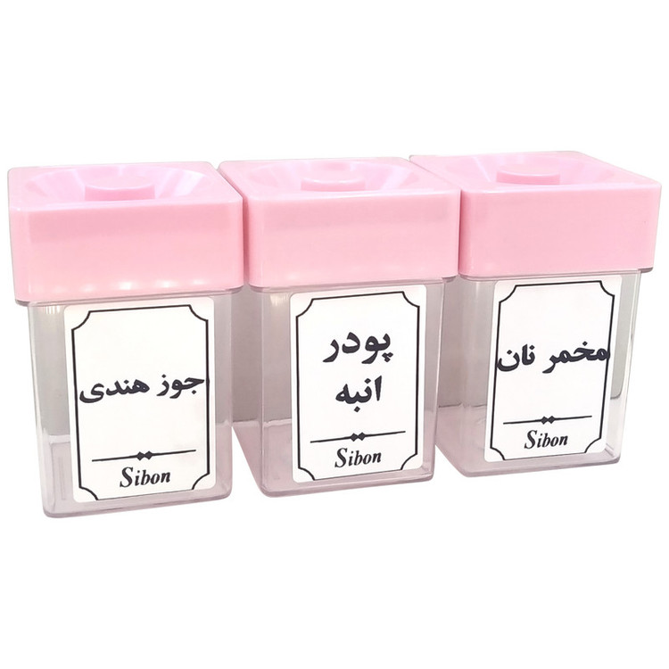 برچسب مدل نظم دهنده ادویه و حبوبات و سبزیجات بسته 120 عددی