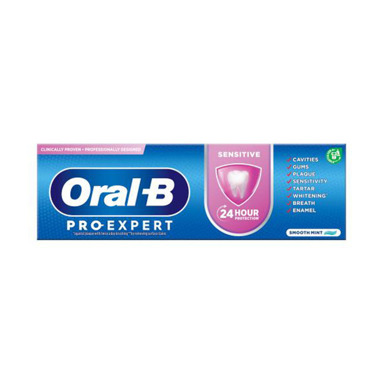 خمیر دندان اورال-بی مدل PRO-EXPERT مدل SENSITIVE حجم 75 میلی لیتر