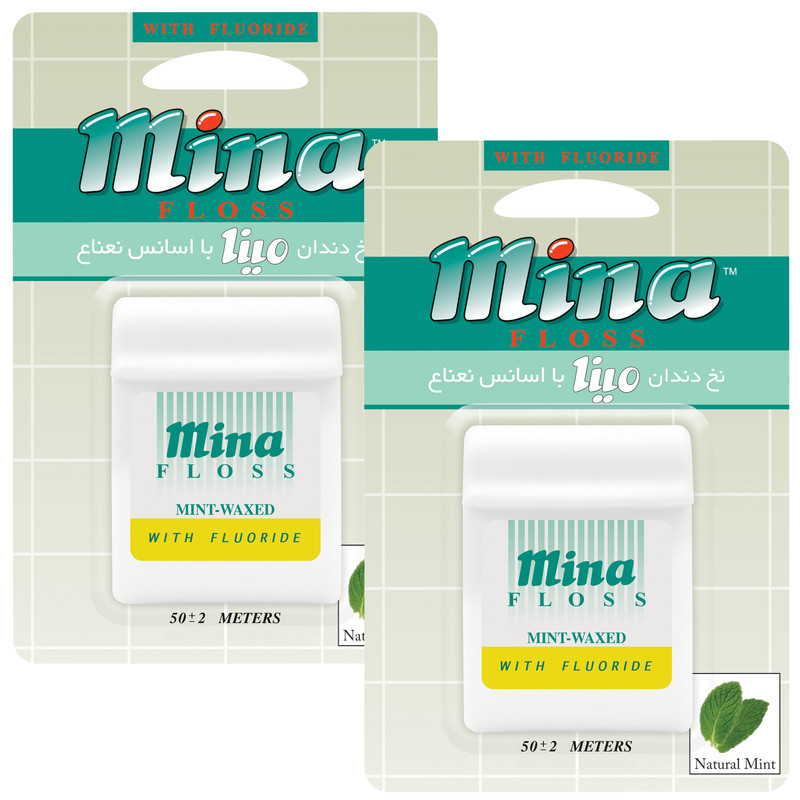 نخ دندان مینا مدل Mint بسته 2 عددی