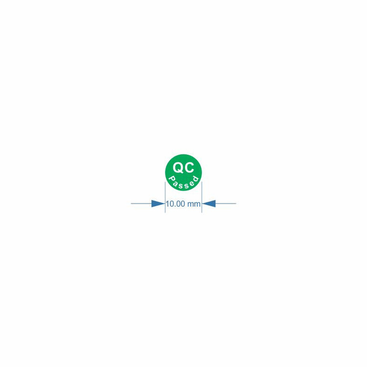 برچسب مدل QC PASSED کد 28 مجموعه 1000 عددی