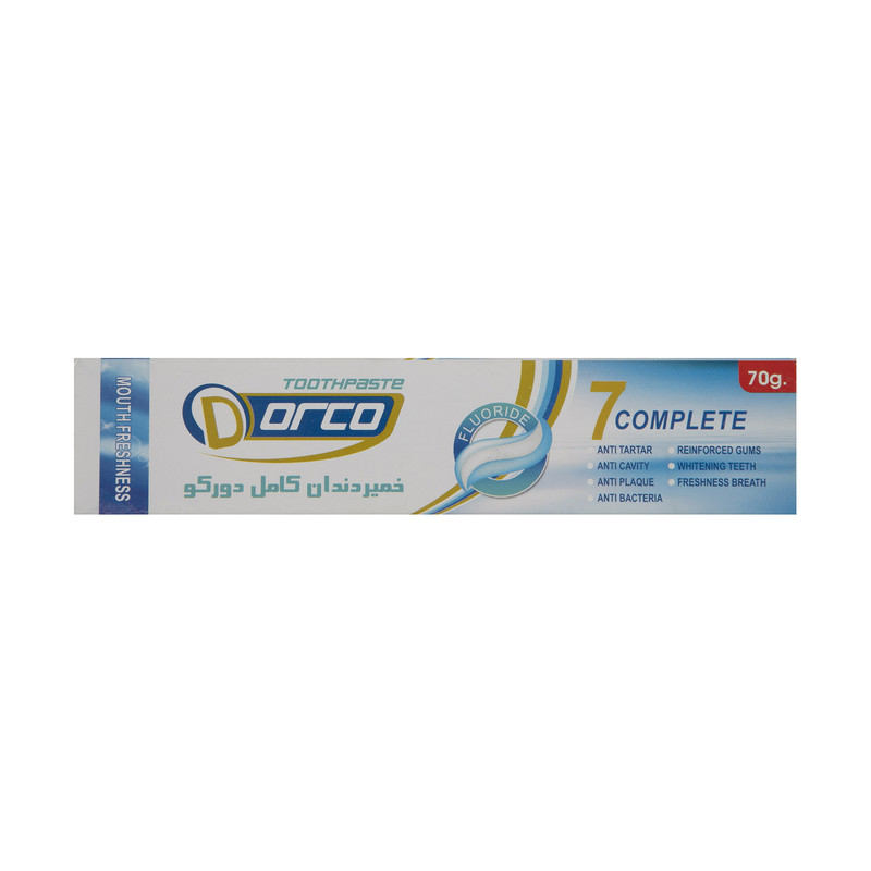 خمیر دندان دورکو مدل 7 Complete تحت لیسانس حجم 70 میلی لیتر