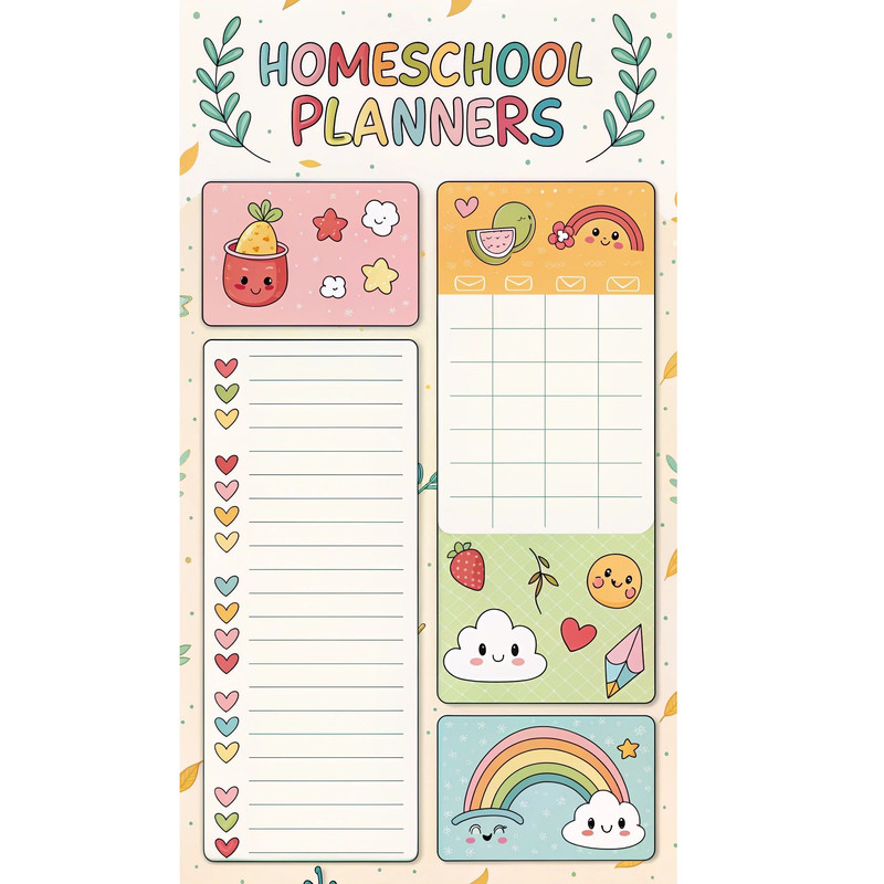 کاغذ یادداشت A5 مدل planner to do list کد 940 بسته 15 عددی