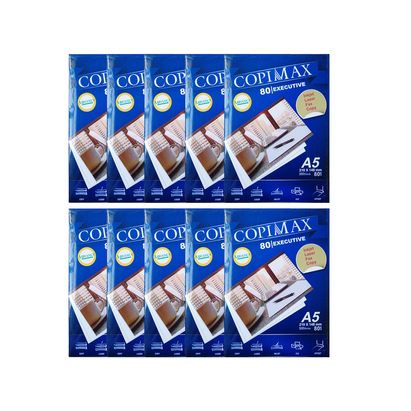 کاغذ A5 کپی مکس کد 9910 بسته 5000 عددی