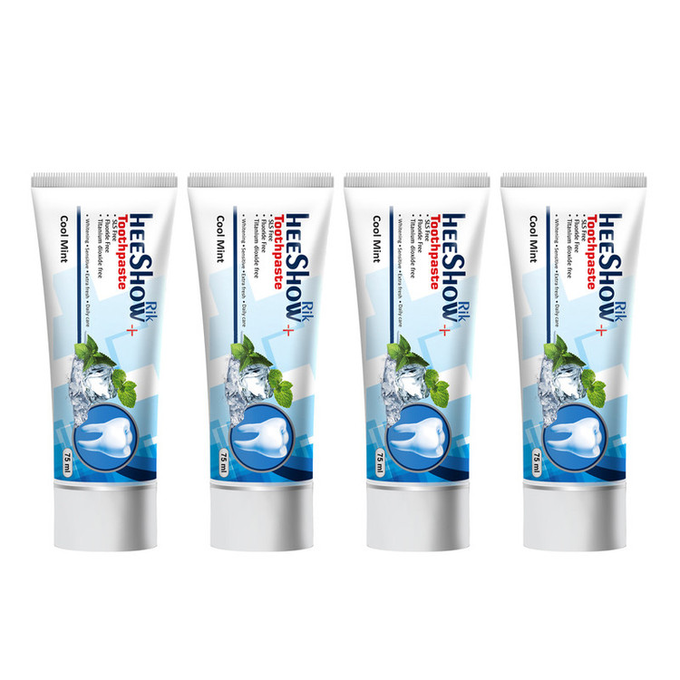 خمیر دندان هیشو ریک مدل cool mint حجم 75 میلی لیتر مجموعه 4 عددی