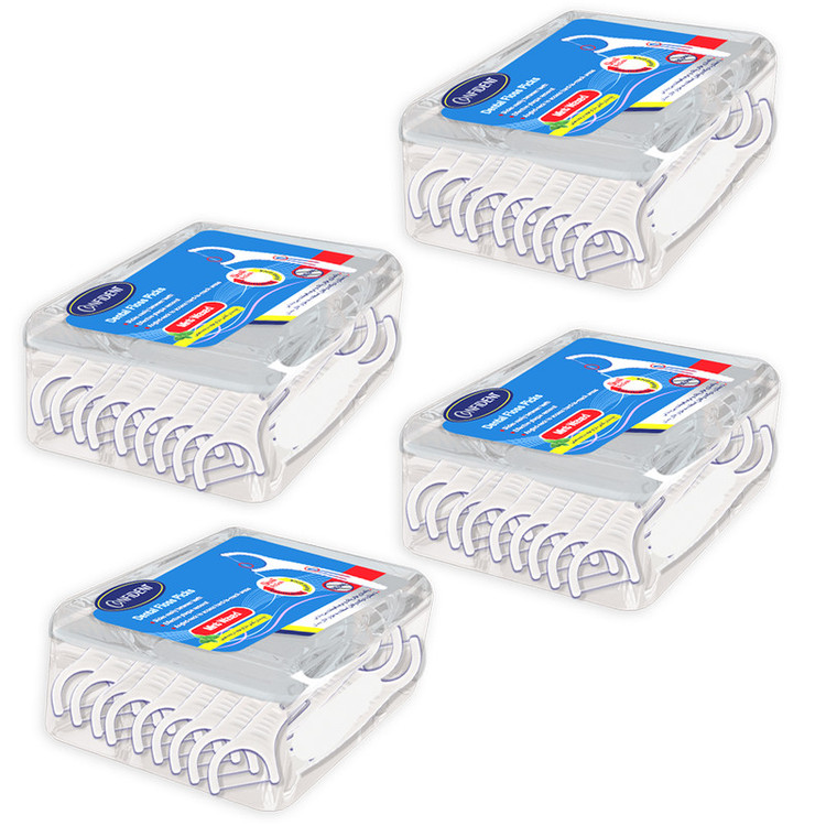 نخ دندان کانفیدنت مدل BoxFlossPick4 مجموعه 4 عددی