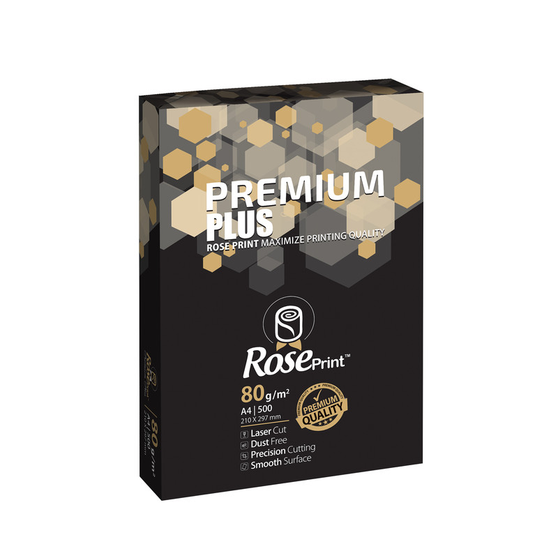 کاغذ A4 رزپرینت مدل Premium Plus بسته 500 عددی