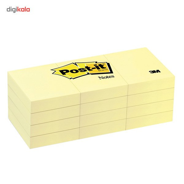کاغذ یادداشت چسب دار پست ایت کد 653 - بسته 1200 عددی