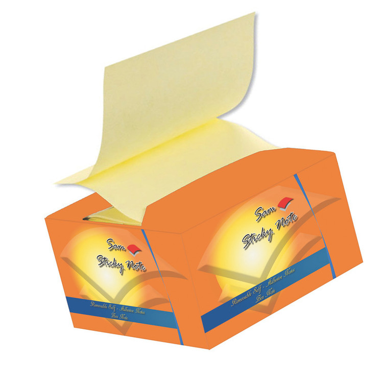 کاغذ یادداشت چسب دار سم مدل Box سایز 7.5x7.5 سانتی متر