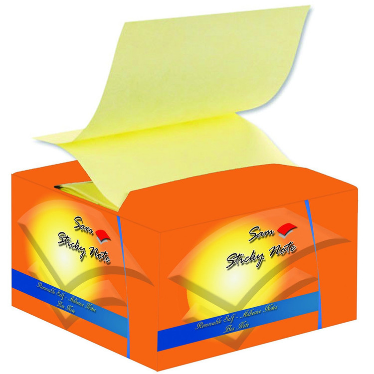 کاغذ یادداشت چسب دار سم مدل Box سایز 7.5x7.5 سانتی متر