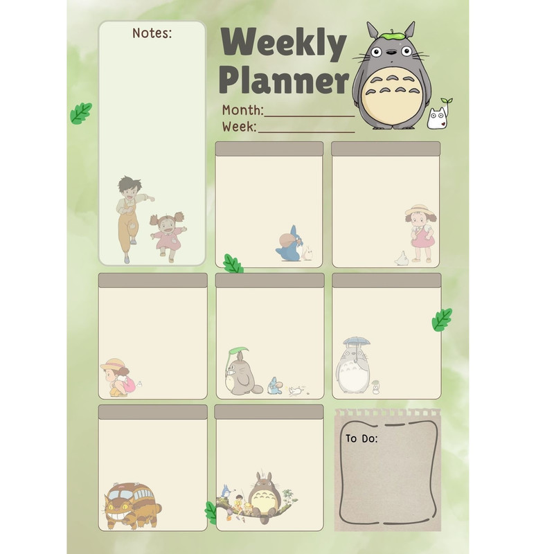 کاغذ یادداشت A5 مدل planner to do list کد 936 بسته 20 عددی