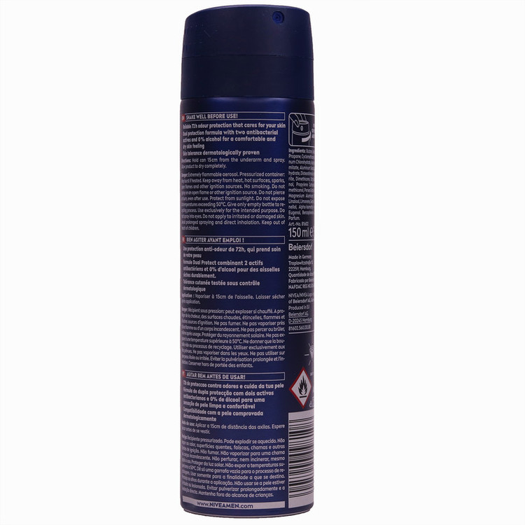 اسپری بدن مردانه نیوآ مدل dry impact حجم 150 میلی لیتر