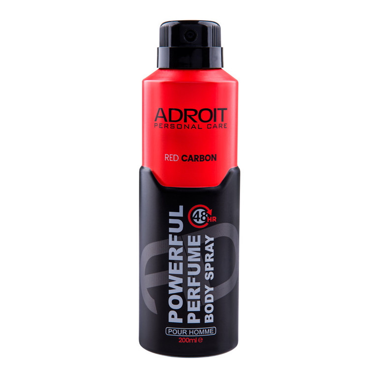 دئودورانت مردانه آدرویت مدل Red Carbon حجم 200 میلی لیتر