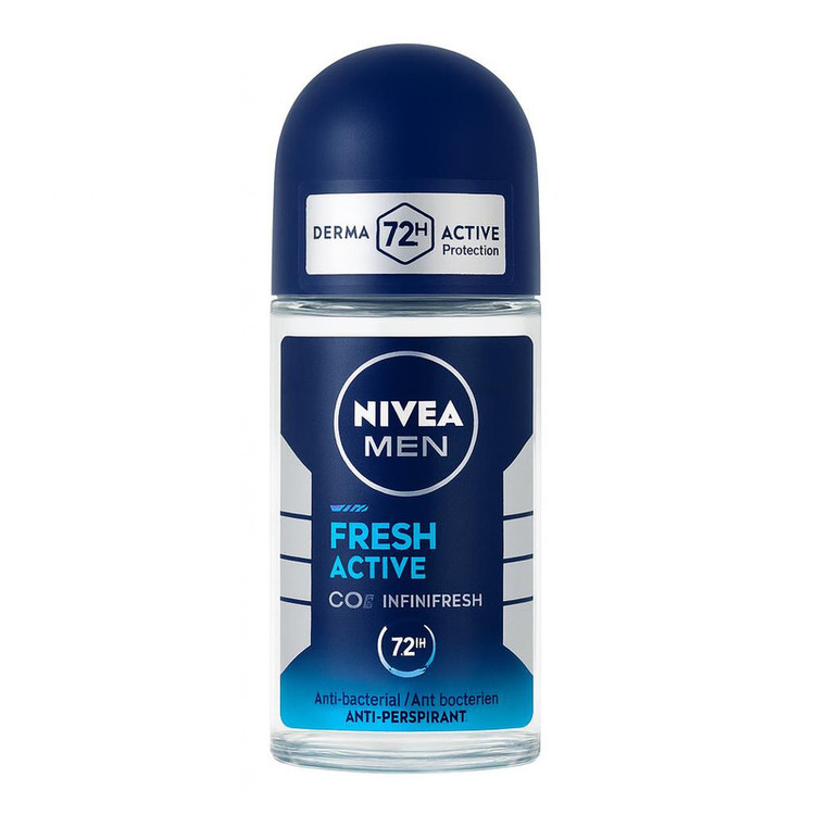 رول ضد تعریق مردانه نیوا مدل Fresh Active حجم 50 میلیلیتر