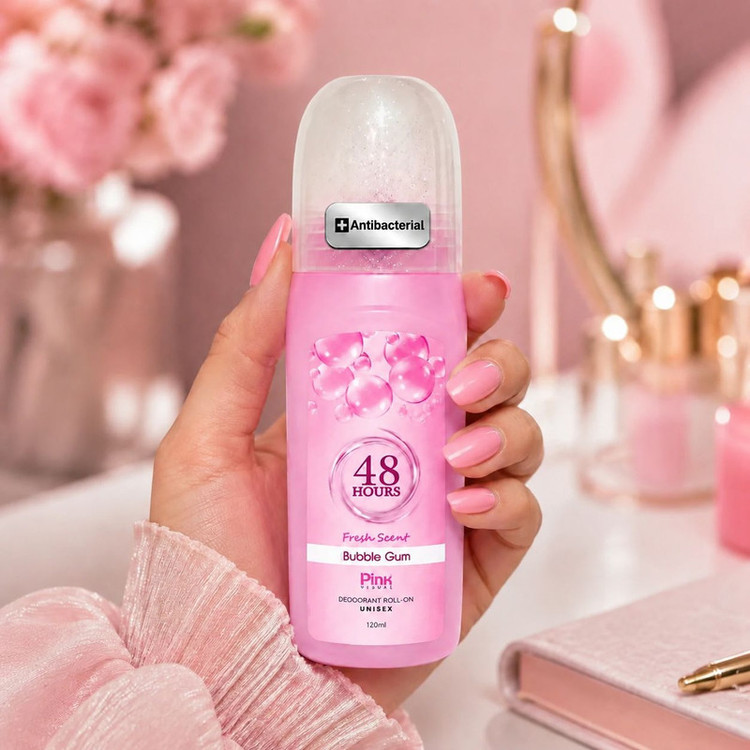 رول دئودورانت زنانه و مردانه پینک ویژوآل مدل Bubble Gum حجم 120 میلیلیتر