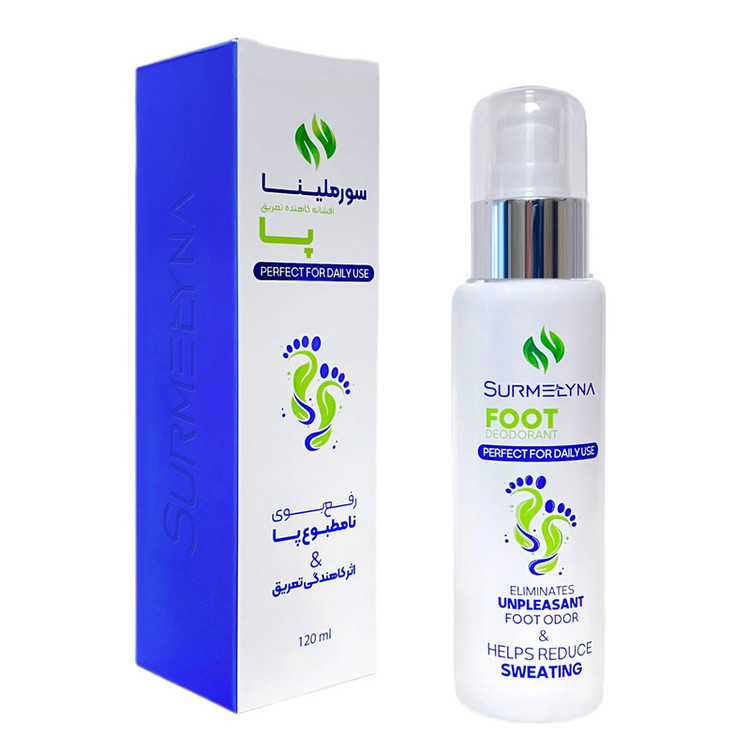 اسپری ضدبو و کاهنده تعریق پا سورملینا مدل Pure Feet حجم 120 میلی لیتر