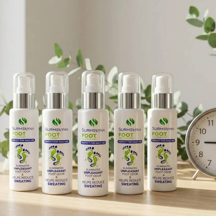 اسپری ضدبو و کاهنده تعریق پا سورملینا مدل Pure Feet حجم 120 میلی لیتر