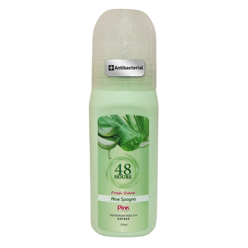 رول دئودورانت پینک ویژوآل مدل Aloe spogna حجم 120 میلی‌لیتر